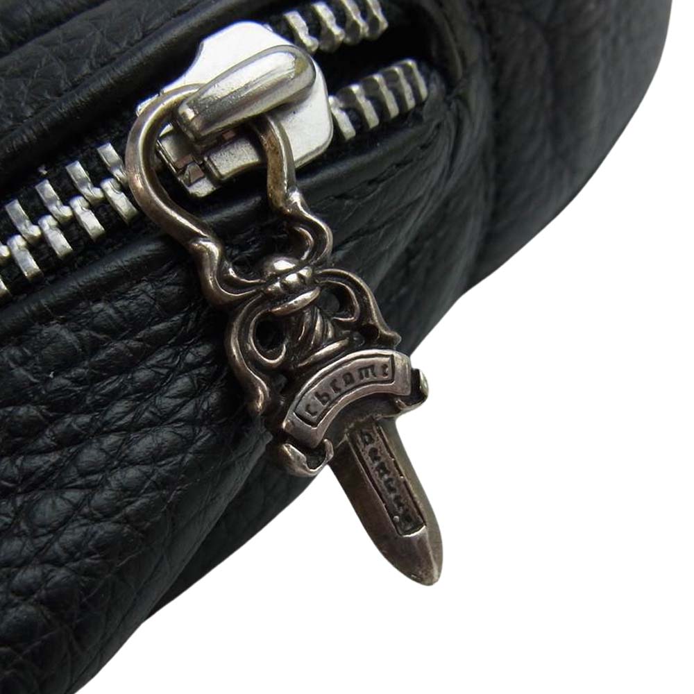CHROME HEARTS クロムハーツ（原本有） SNAT PACK スナットパック レザー ショルダーバッグ【中古】
