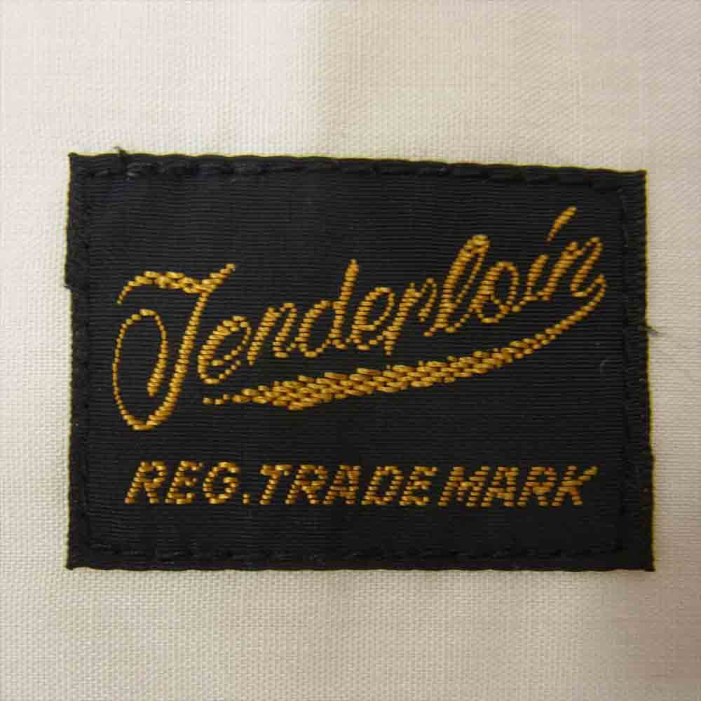 TENDERLOIN テンダーロイン T-P.P SHT LONG オープンカラー 開襟 長袖 シャツ ベージュ系 S【中古】