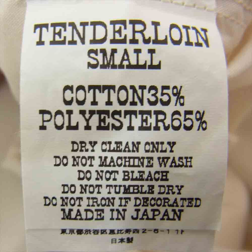 TENDERLOIN テンダーロイン T-P.P SHT LONG オープンカラー 開襟 長袖 シャツ ベージュ系 S【中古】