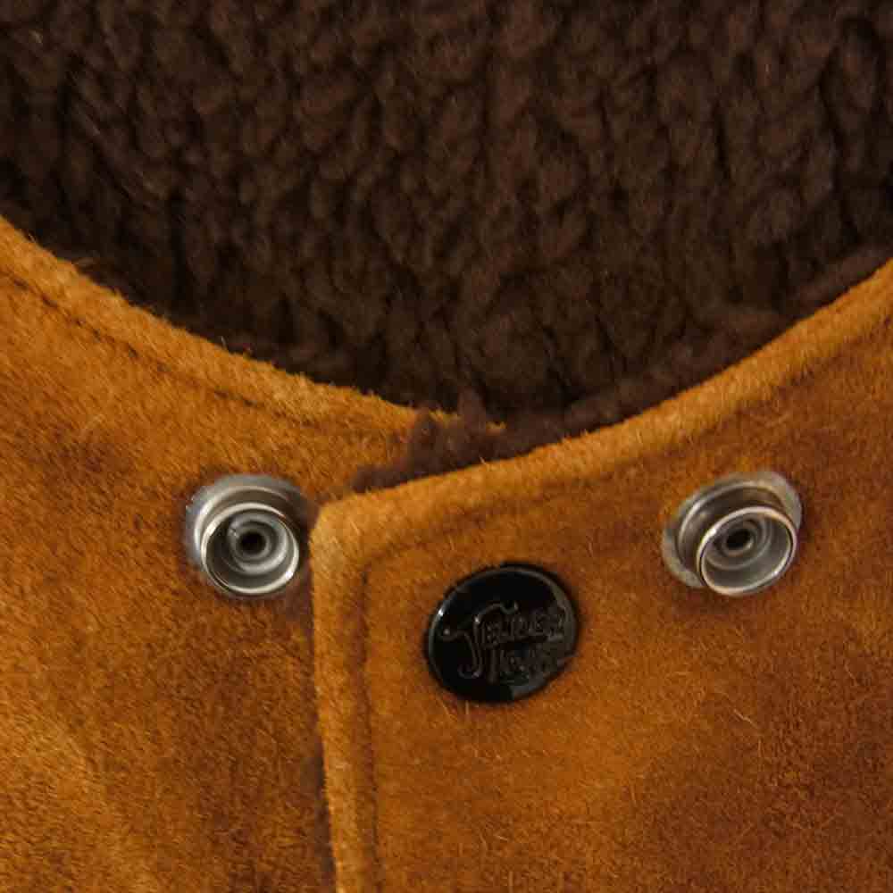 TENDERLOIN テンダーロイン T-SUEDE VEST スエード レザー ベスト ブラウン系 M【中古】