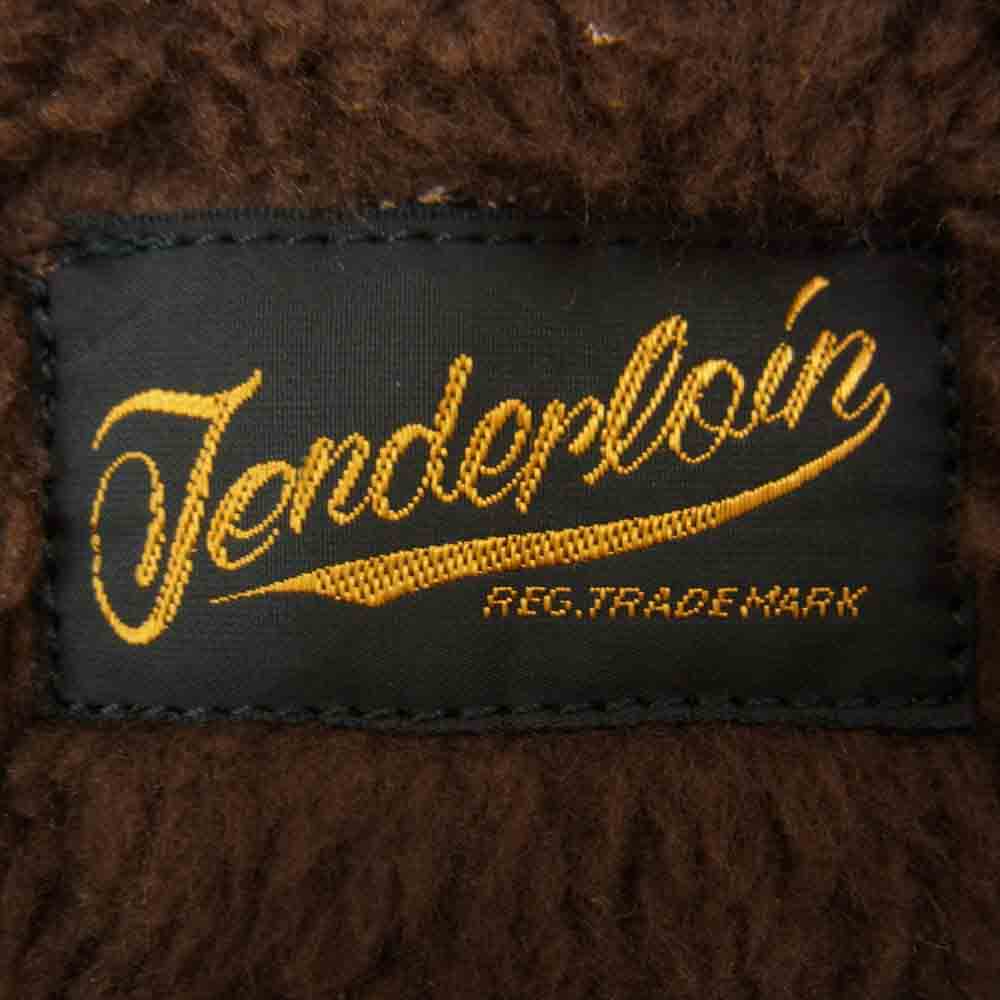 TENDERLOIN テンダーロイン T-SUEDE VEST スエード レザー ベスト ブラウン系 M【中古】