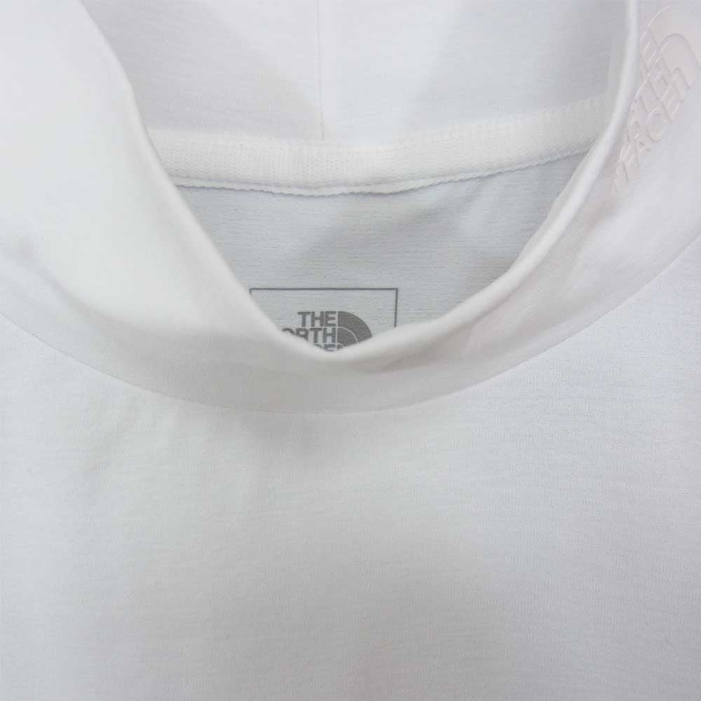 THE NORTH FACE ノースフェイス ntw62061 L/S Airy High Neck Tee エアリー ハイネック 長袖Tシャツ ホワイト系 M【新古品】【未使用】【中古】