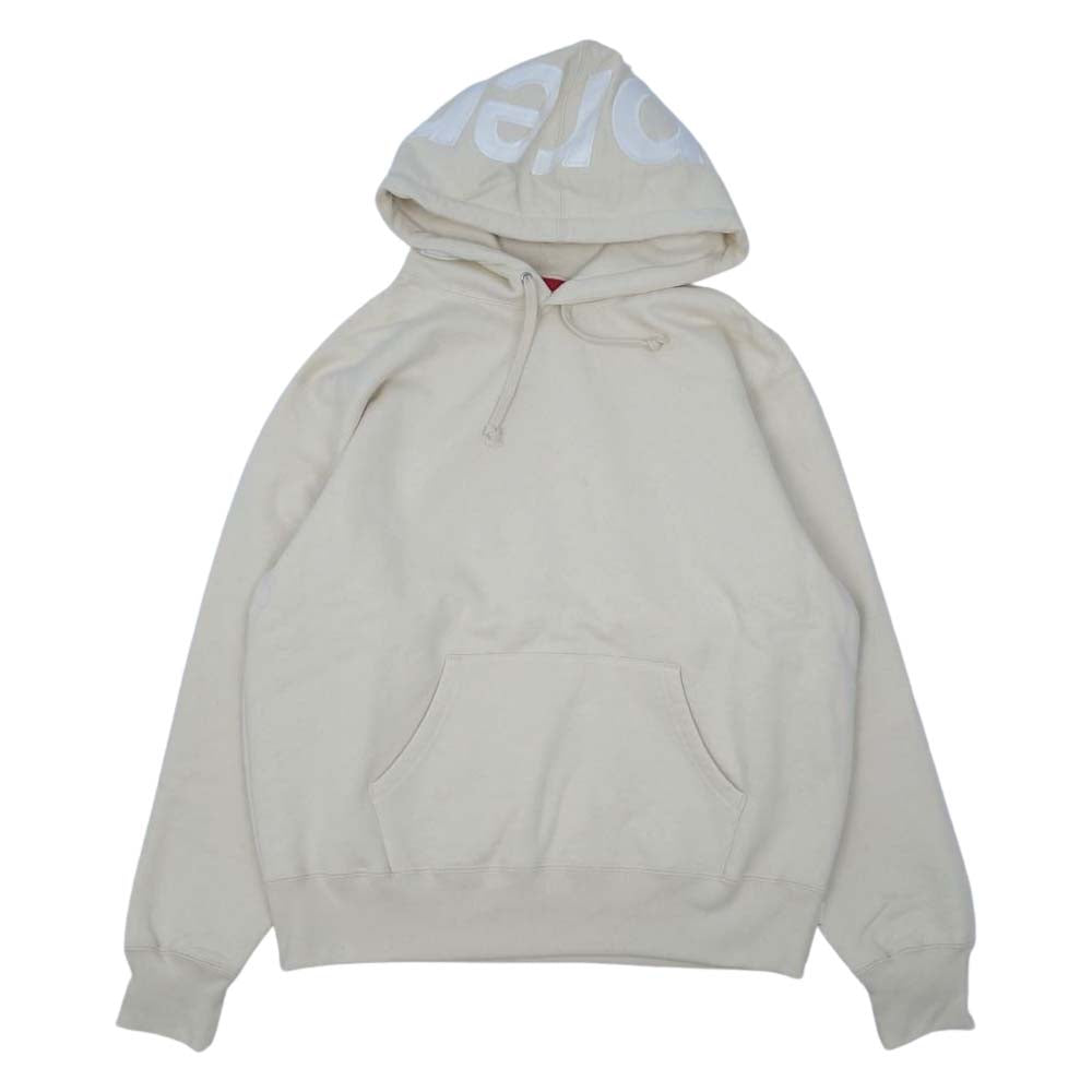 Supreme シュプリーム 21AW Contrast Hooded Sweatshirt コントラスト フーデッド パーカー  オフホワイト系 S【新古品】【未使用】【中古】