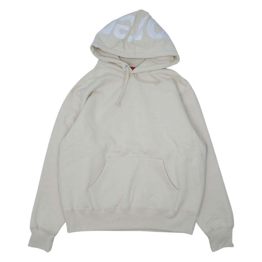 Supreme シュプリーム 21AW Contrast Hooded Sweatshirt コントラスト フーデッド パーカー  オフホワイト系 S【新古品】【未使用】【中古】