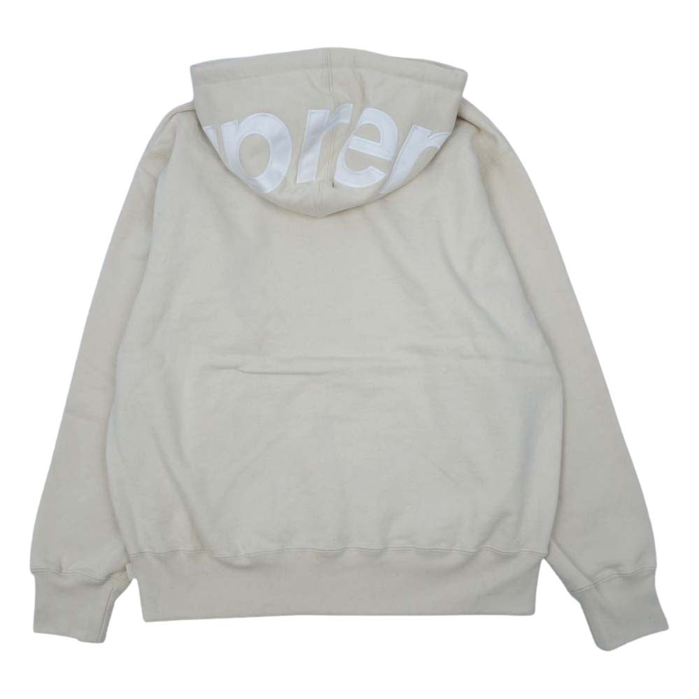 Supreme シュプリーム 21AW Contrast Hooded Sweatshirt コントラスト フーデッド パーカー  オフホワイト系 S【新古品】【未使用】【中古】