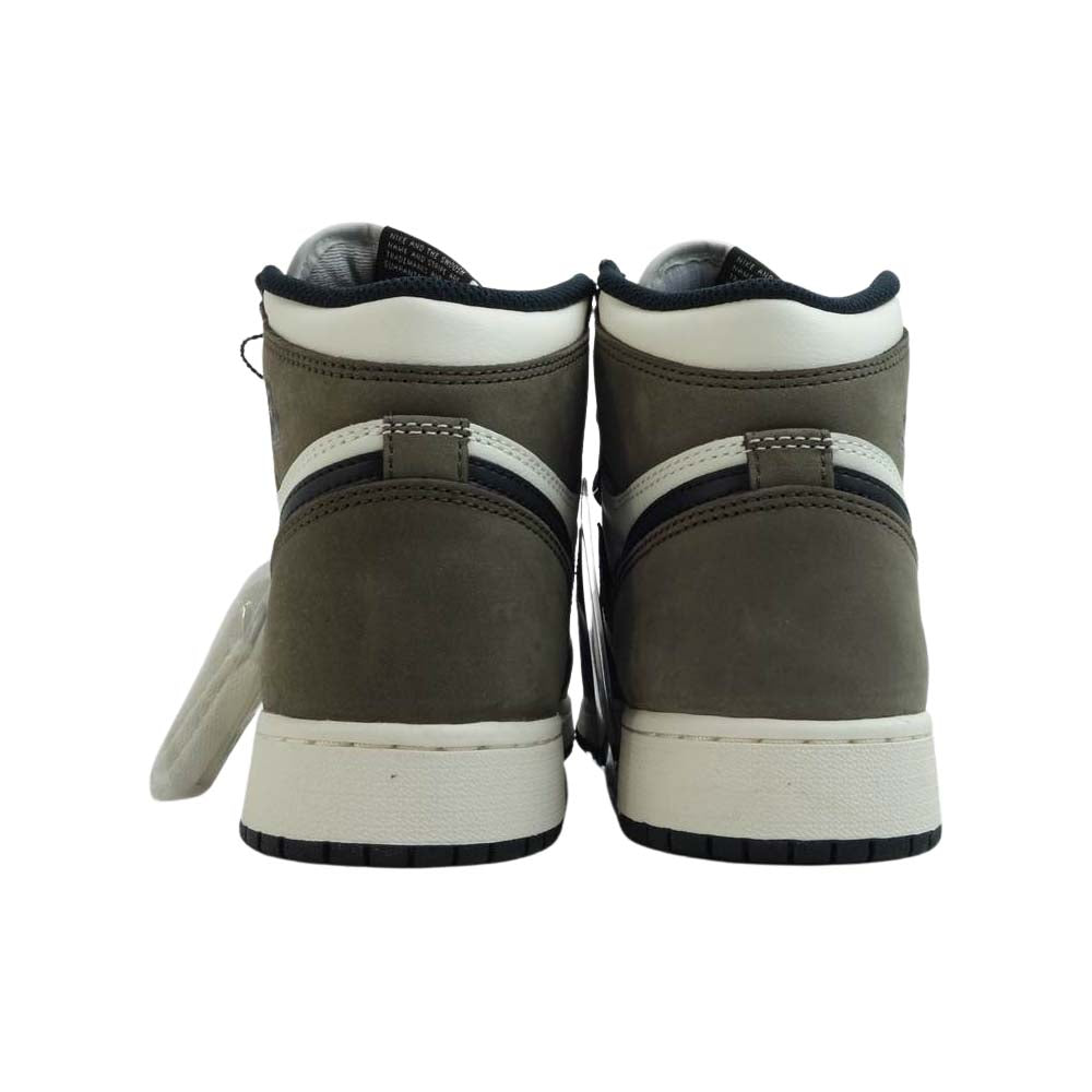 NIKE ナイキ 575441-105 AIR JORDAN 1 RETRO HIGH OG GS ナイキ エア ジョーダン 1 レトロ ハイ OG ホワイト系 ブラック系 24.5cm【新古品】【未使用】【中古】