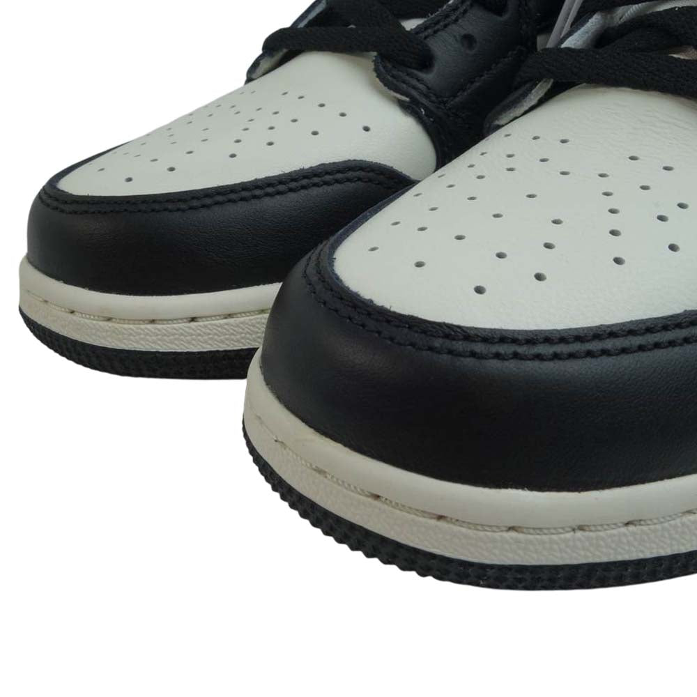 NIKE ナイキ 575441-105 AIR JORDAN 1 RETRO HIGH OG GS ナイキ エア ジョーダン 1 レトロ ハイ OG ホワイト系 ブラック系 24.5cm【新古品】【未使用】【中古】