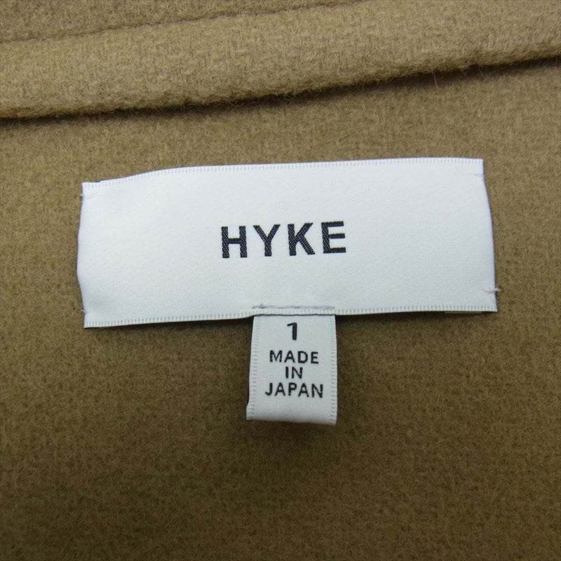 HYKE ハイク DUFFLE JACKET ダッフルジャケット ベージュ系 1【美品】【中古】