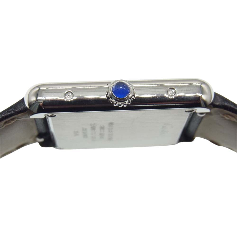 CARTIER カルティエ タンクソロ SM 3170 787504WX シルバー文字盤 ブラック系 表記無し【中古】