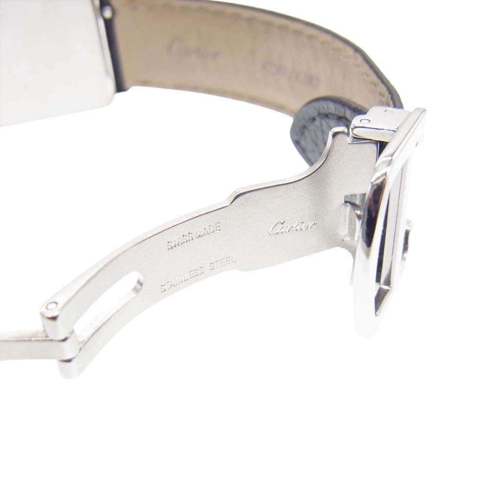 CARTIER カルティエ タンクソロ SM 3170 787504WX シルバー文字盤 ブラック系 表記無し【中古】