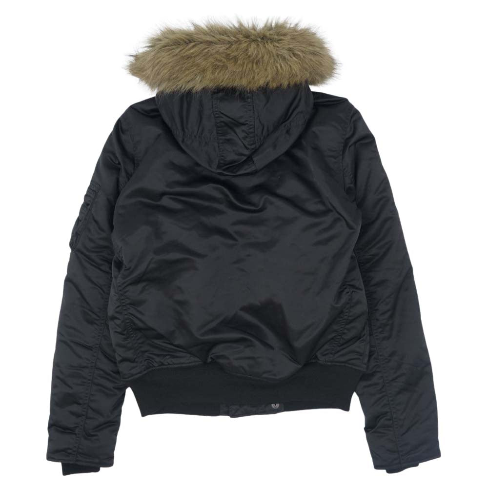 HYSTERIC GLAMOUR ヒステリックグラマー 0213AB05396 PRIMALOFT N-2B プリマロフト フライトジャケット ブラック系 M【新古品】【未使用】【中古】