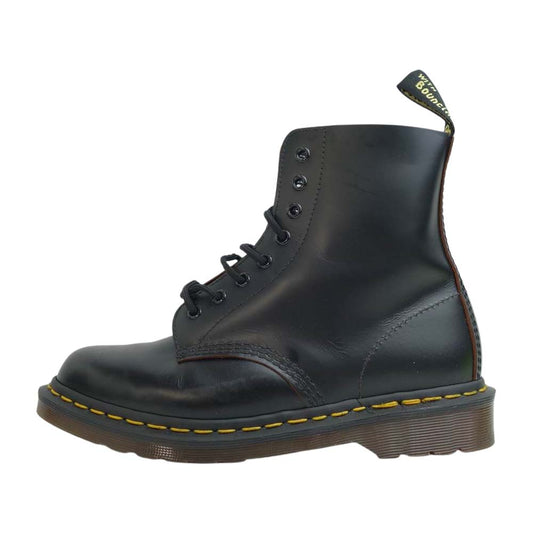 Dr.Martens ドクターマーチン 12308001 イングランド製 1460 VINTAGE 8EYELET BOOT ヴィンテージ 8ホール ブーツ ブラック系 7【美品】【中古】