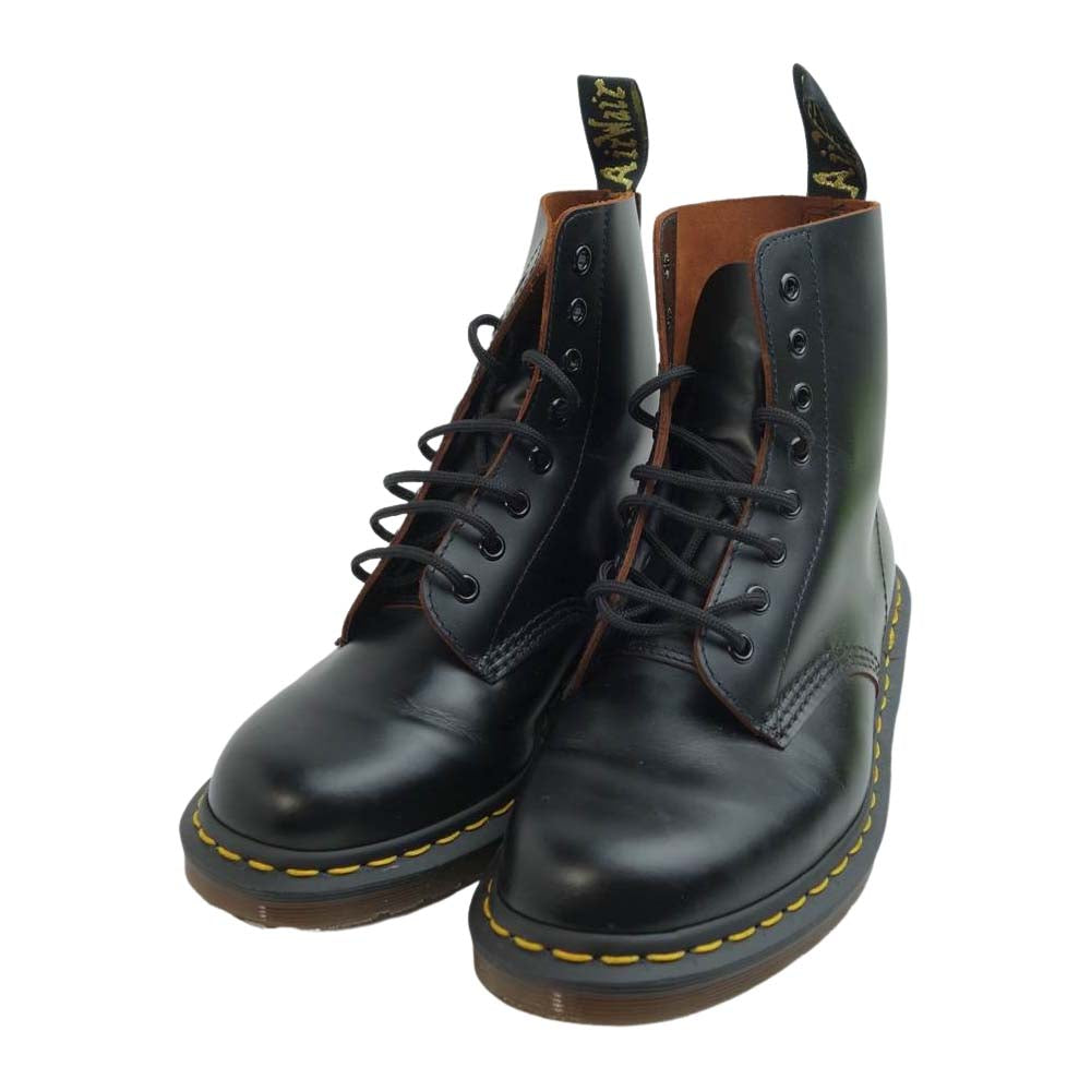 Dr.Martens ドクターマーチン 12308001 イングランド製 1460 VINTAGE 8EYELET BOOT ヴィンテージ 8ホール ブーツ ブラック系 7【美品】【中古】