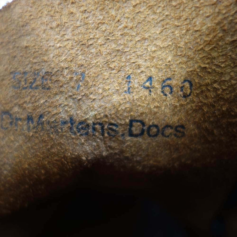 Dr.Martens ドクターマーチン 12308001 イングランド製 1460 VINTAGE 8EYELET BOOT ヴィンテージ 8ホール ブーツ ブラック系 7【美品】【中古】