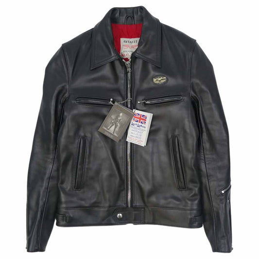 Lewis Leathers ルイスレザー 55IT DOMINATOR TIGHT FIT ドミネーター タイトフィット レザー ホースハイド ライダース ジャケット ブラック系 34【極上美品】【中古】