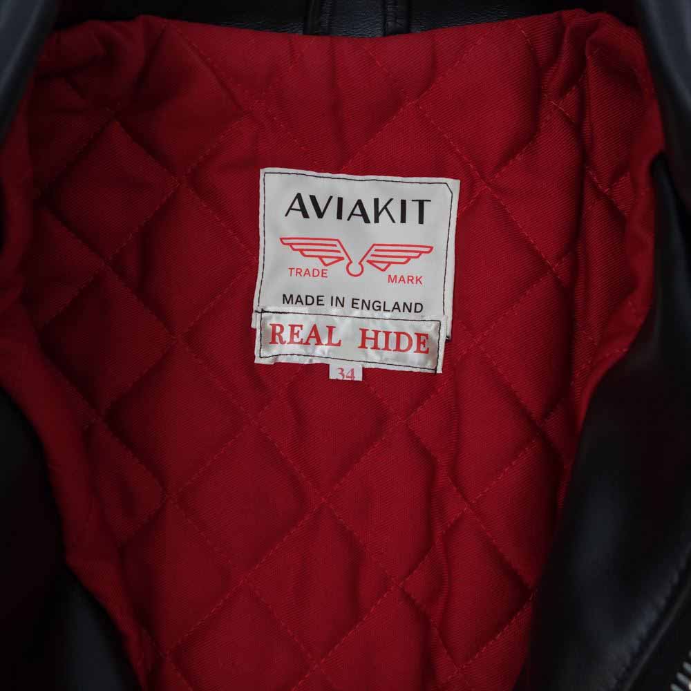 Lewis Leathers ルイスレザー 55IT DOMINATOR TIGHT FIT ドミネーター タイトフィット レザー ホースハイド ライダース ジャケット ブラック系 34【極上美品】【中古】