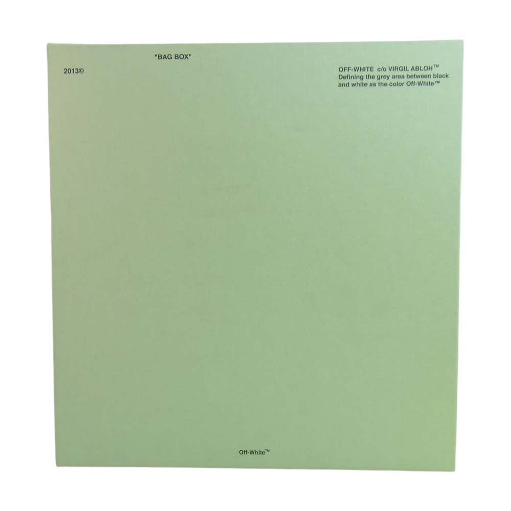 OFF-WHITE オフホワイト OWNA058E19990099 国内正規品 イーストランド VIRGIL ABLOH 2WAY ボックス バッグ BOX BAG ブラック系【中古】
