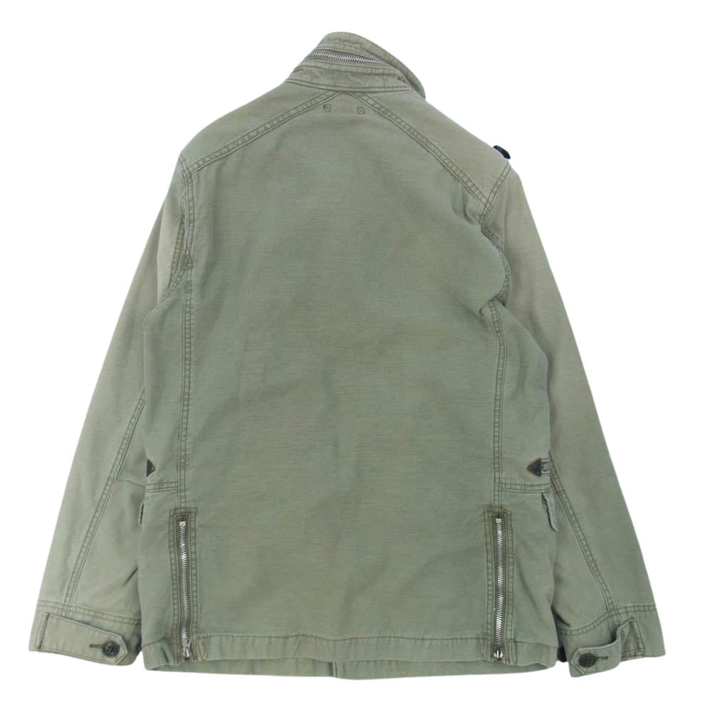 WTAPS ダブルタップス 12AW 122GWDT-JKM03 M-65 ミリタリー ジャケット SIERRA レオパード裏地 YOU ARE MY SUNSHINE ライトグリーン系 3【中古】
