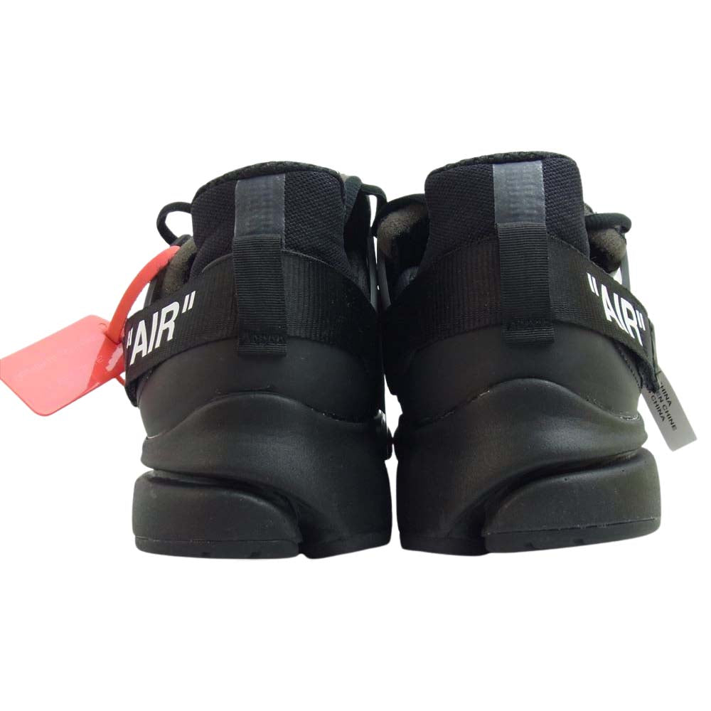 NIKE ナイキ AA3830 002 OFF-WHITE THE 10 AIR PRESTO オフホワイト ザ テン エアプレスト スニーカー ブラック系 30【新古品】【未使用】【中古】