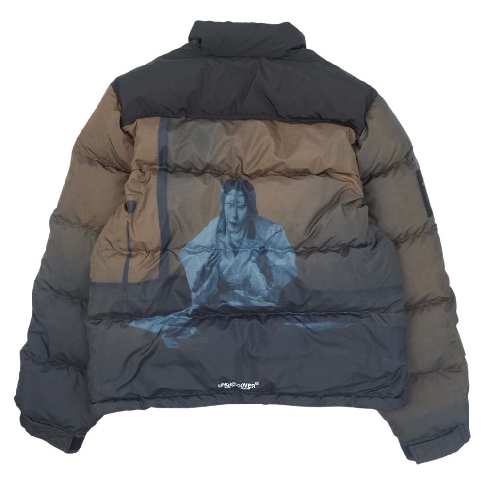 UNDERCOVER アンダーカバー 20AW UCZ4209-1 PRINTED DOWN JACKET 蜘蛛巣城コラボ プリンテッド ダウン ジャケット ブラウン系 ブラック系 4【新古品】【未使用】【中古】