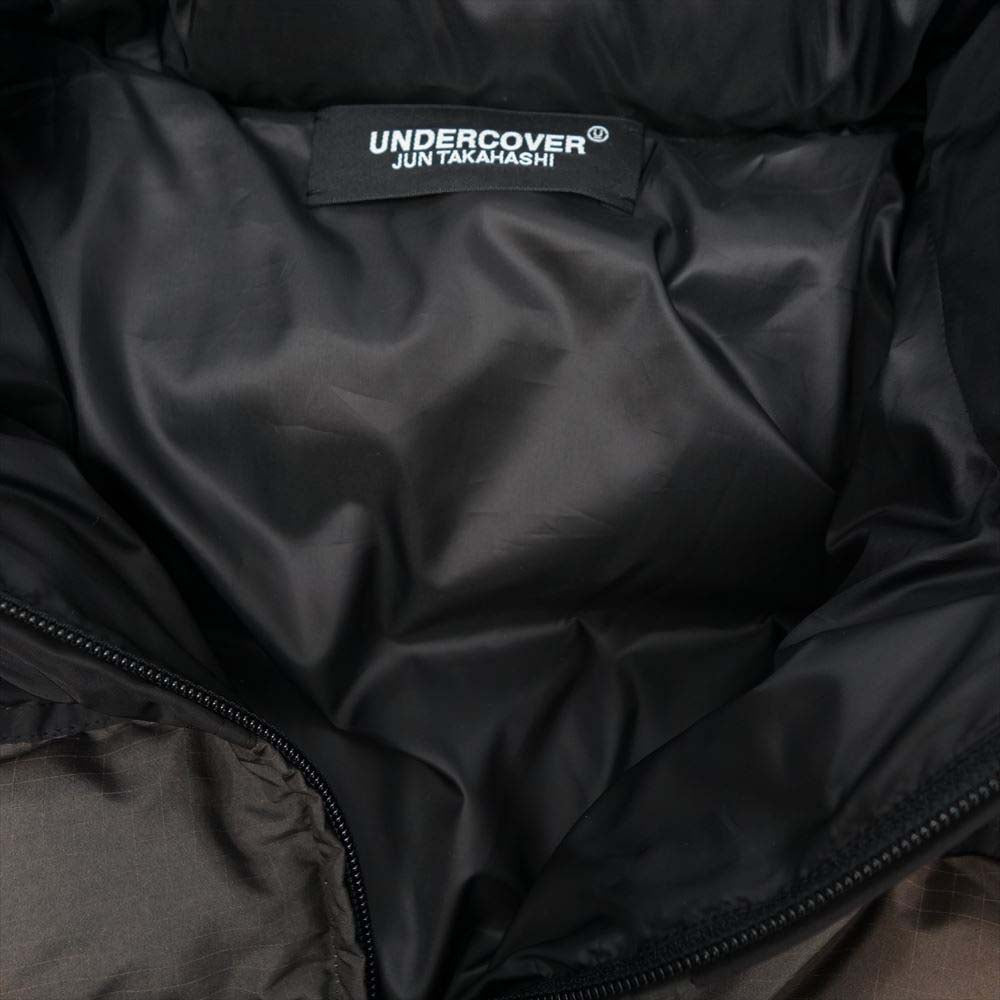 UNDERCOVER アンダーカバー 20AW UCZ4209-1 PRINTED DOWN JACKET 蜘蛛巣城コラボ プリンテッド ダウン ジャケット ブラウン系 ブラック系 4【新古品】【未使用】【中古】