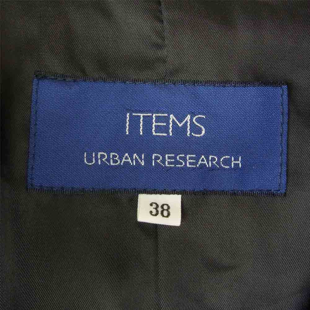 URBAN RESEARCH アーバンリサーチ WH73-17M006 豚革 シングル ピッグ レザー ライダース ジャケット ブラック系 38【中古】