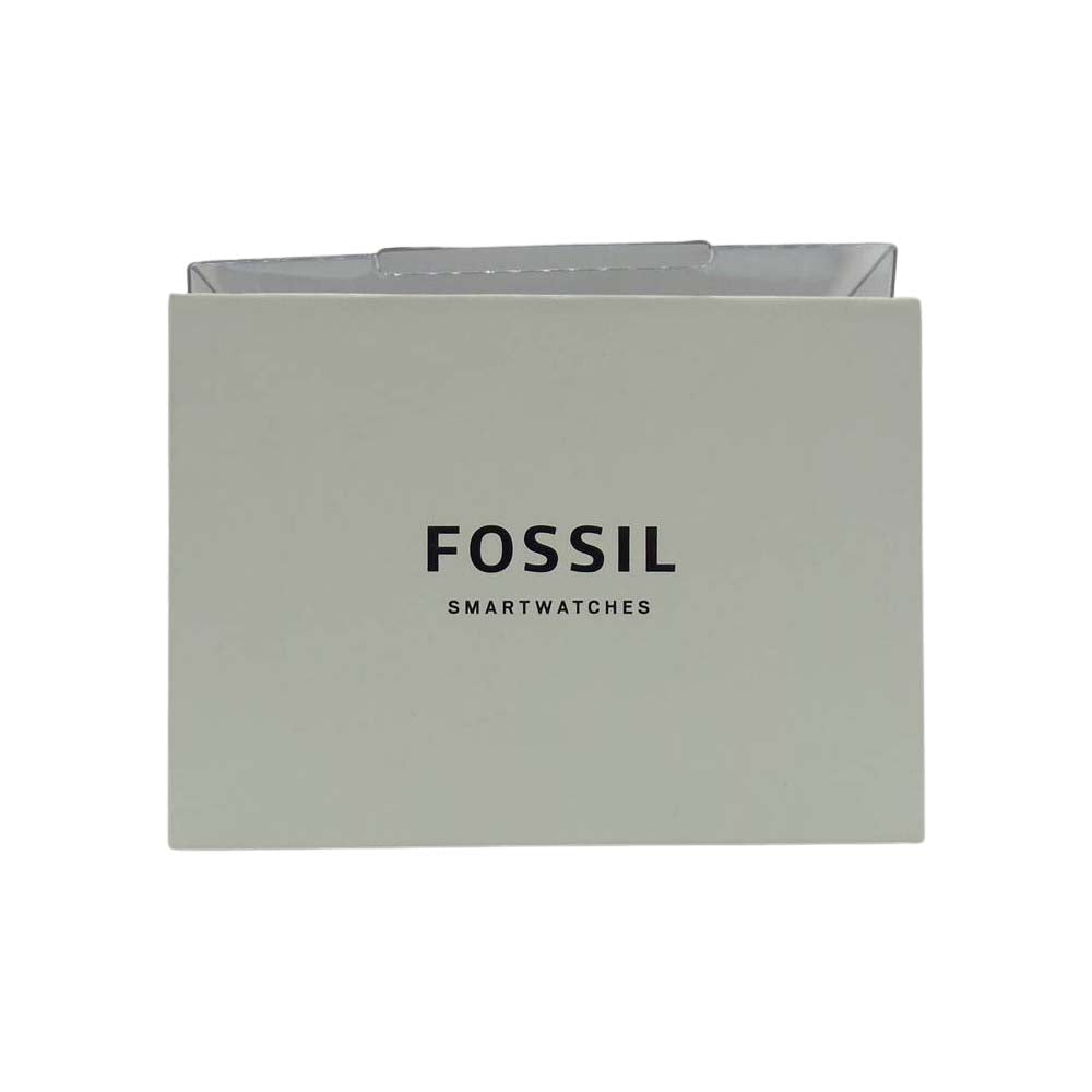 FOSSIL フォッシル FTW4025 THE CARLYLE HR ジェネレーション5 ガンメタ スマートウォッチ ブラック系【中古】
