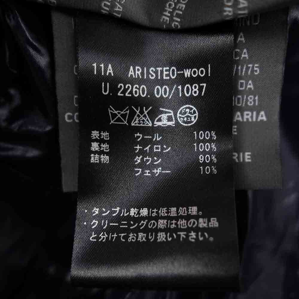 DUVETICA デュベティカ 国内正規品 aristeo wool アリステオ ウール ダウン ベスト グレー系 44【中古】