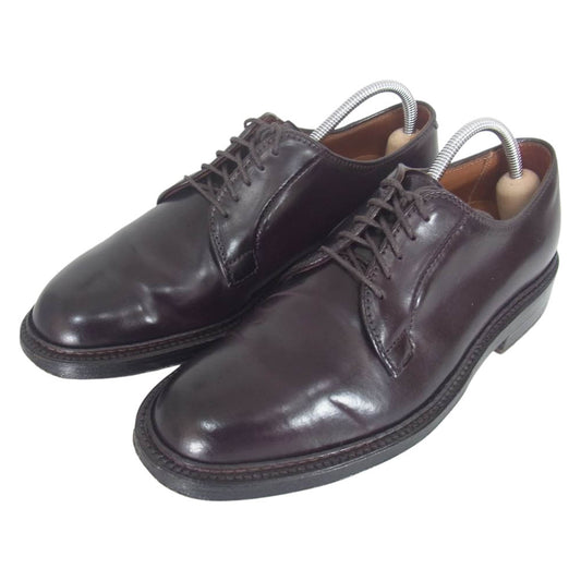 ALDEN オールデン 990 プレーントゥ シューズ コードバン 6D ダークブラウン系 6【中古】