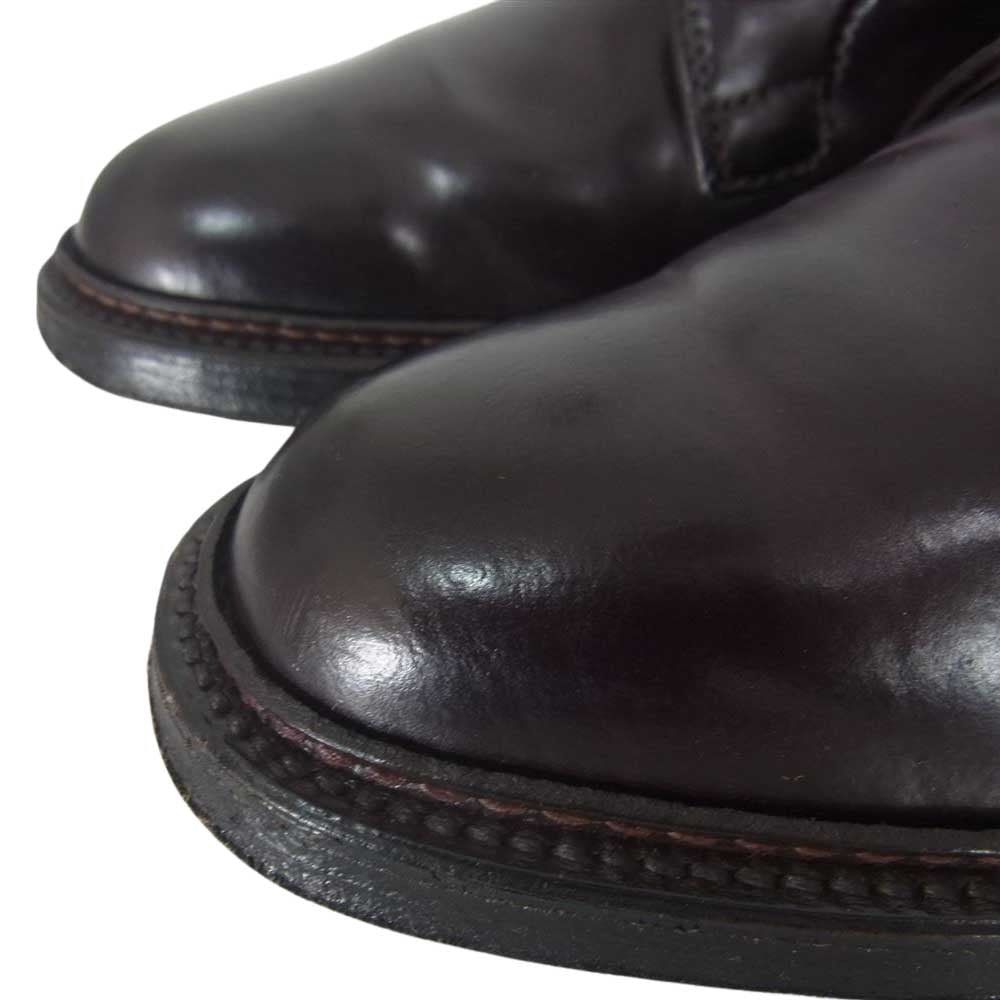 ALDEN オールデン 990 プレーントゥ シューズ コードバン 6D ダークブラウン系 6【中古】