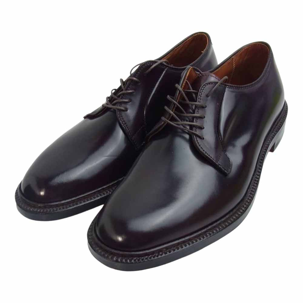 ALDEN オールデン 990 外羽 プレーントゥ シューズ バーガンディ コードバン バーガンディ US8.5D【新古品】【未使用】【中古】