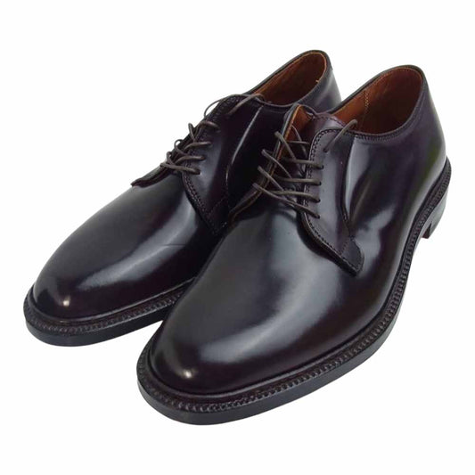 ALDEN オールデン 990 外羽 プレーントゥ シューズ バーガンディ コードバン バーガンディ US8.5D【新古品】【未使用】【中古】