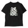 Sacai サカイ 21AW 21-0303S Eric Haze T-Shirt One Kind Word プリント 半袖 Tシャツ ブラック系 2【中古】