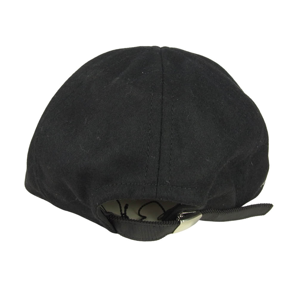 sacai × Dr.Woo wool bandana print cap 黒 sacai × Dr.Woo wool