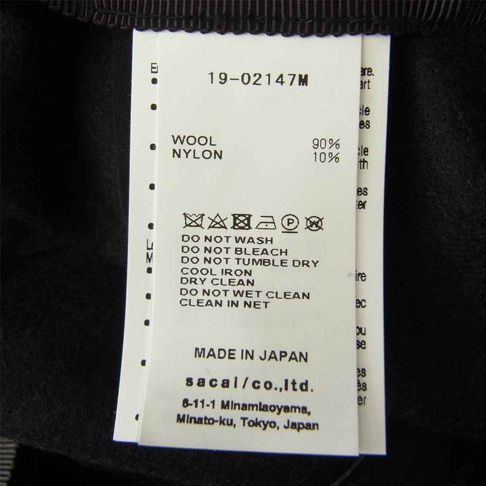 安心の定価販売 【未使用品】sacai × Dr.Woo スパイダー刺繍 ウール