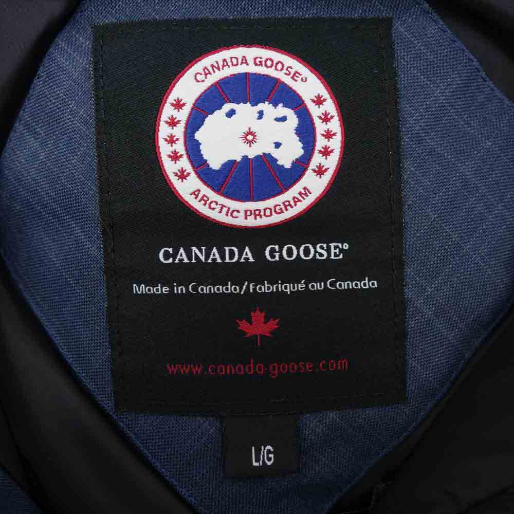 CANADA GOOSE カナダグース 3481JMB R 国内正規品 EDIFICE別注 CRESTON エディフィス クレストン ファー フード ダウンジャケット L【中古】
