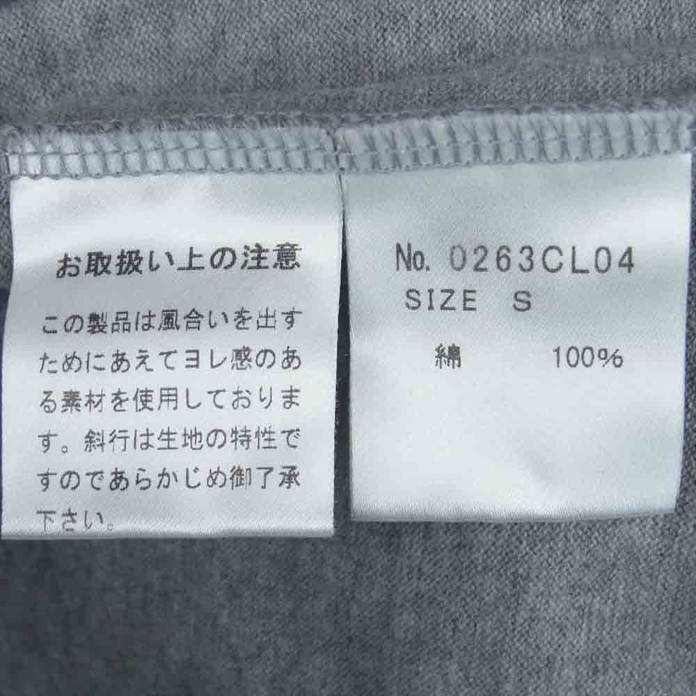 HYSTERIC GLAMOUR ヒステリックグラマー 0263CL04 ガールプリント 長袖 Tシャツ コットン 日本製 グレー系 S【中古】