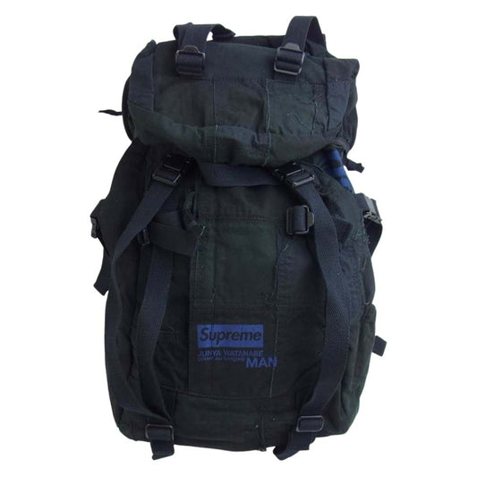 Supreme シュプリーム × JUNYA WATANABE 21AW Patchwork Backpack ジュンヤワタナベ パッチワーク バックパック ブラック ブラック系【極上美品】【中古】