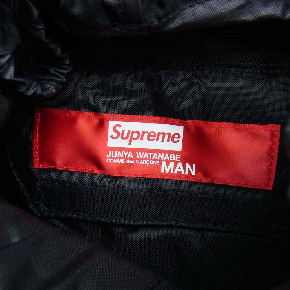 Supreme シュプリーム × JUNYA WATANABE 21AW Patchwork Backpack ジュンヤワタナベ パッチワーク バックパック ブラック ブラック系【極上美品】【中古】