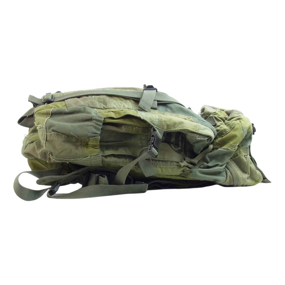 Supreme シュプリーム × JUNYA WATANABE 21AW Patchwork Backpack ジュンヤワタナベ パッチワーク バックパック オリーブ カーキ系【極上美品】【中古】