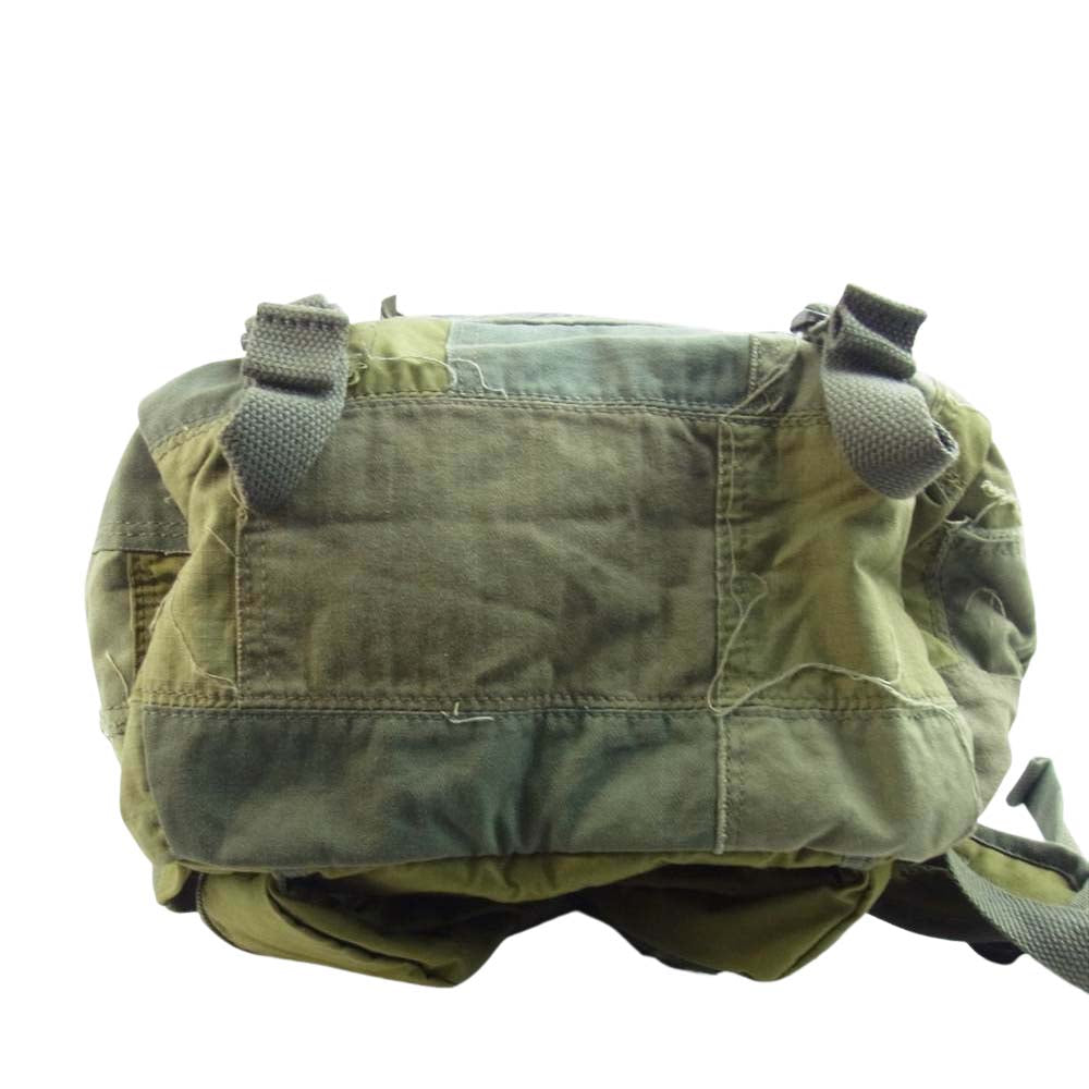 Supreme シュプリーム × JUNYA WATANABE 21AW Patchwork Backpack ジュンヤワタナベ パッチワーク バックパック オリーブ カーキ系【極上美品】【中古】