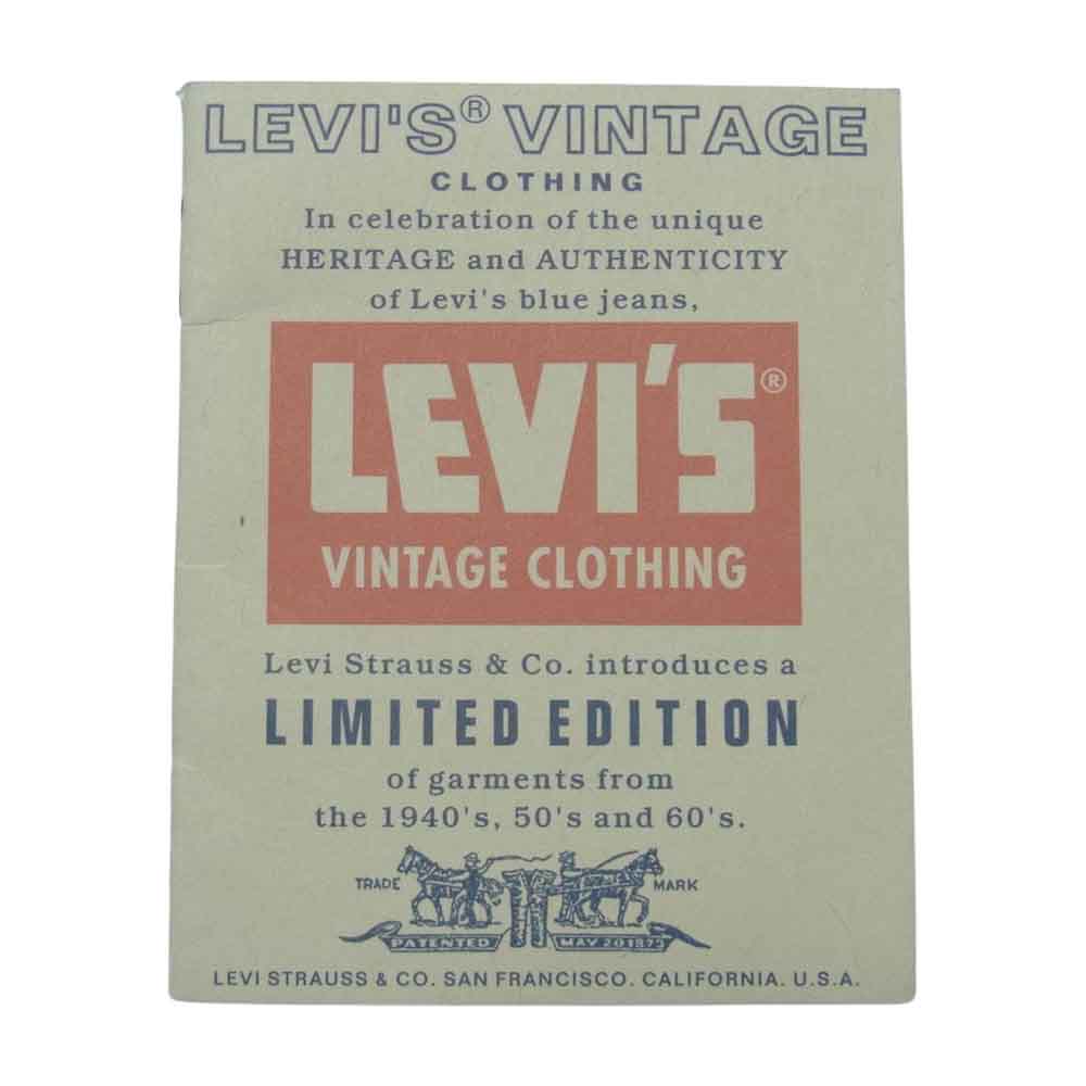 Levi's リーバイス 501-0003 501XX デッドストック 米国製 バレンシア BIG E 紙パッチ 赤耳 デニム パンツ インディゴブルー系 W30 L36【新古品】【未使用】【中古】