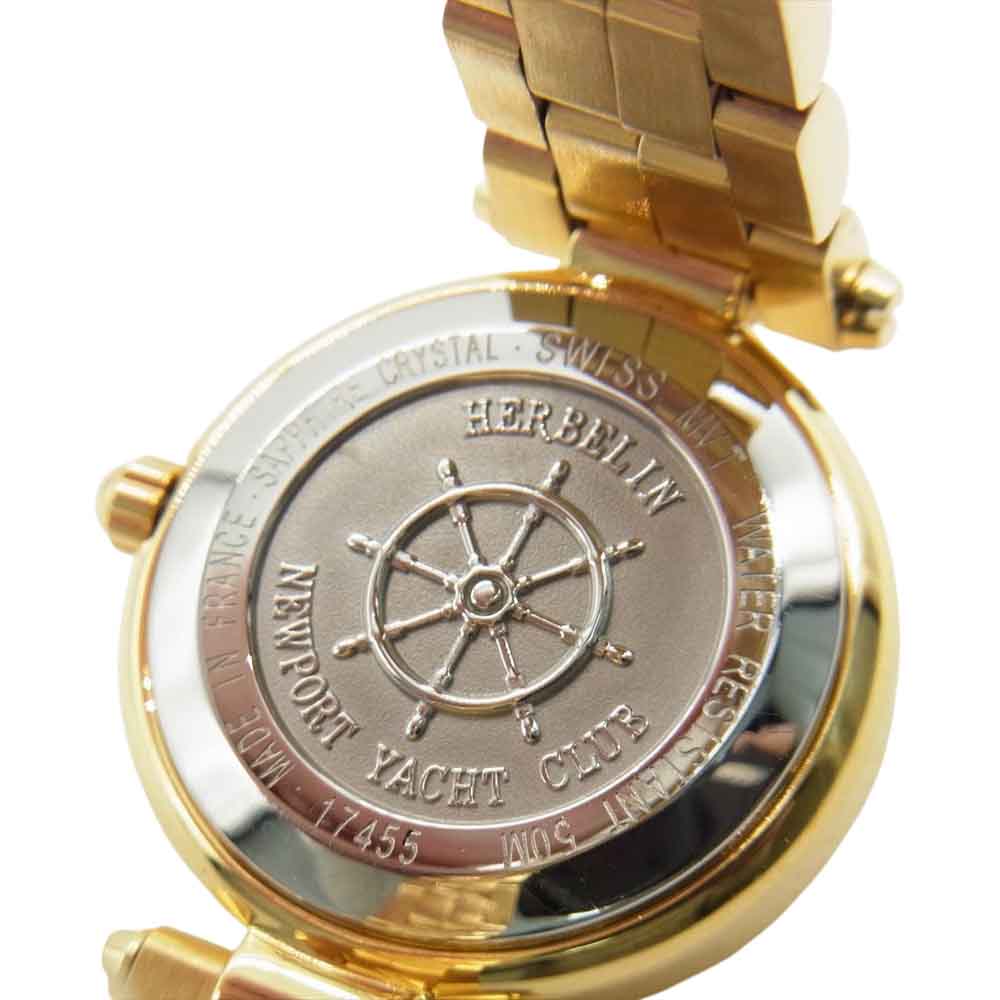 ミッシェル エルブラン ギャラ付き 17455/BP89 NEWPORT YACHT CLUB MINI ニューポート ヨット クラブ ミニ 腕時計【美品】【中古】
