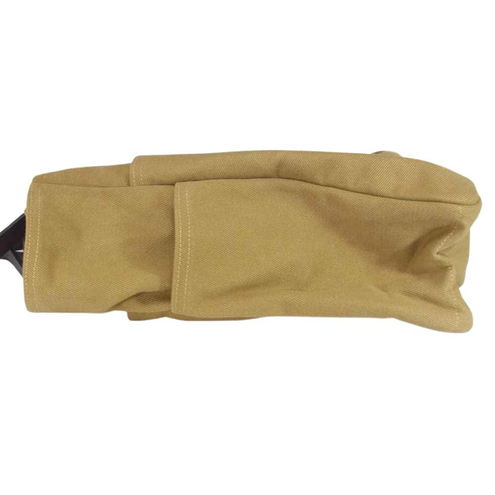 FILSON フィルソン TOTE BAG WITH ZIPPER TAN キャンバス レザー トート ハンド バッグ ライトブラウン系【美品】【中古】