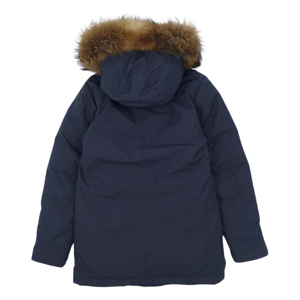 Pyrenex ピレネックス HMK009 国内正規品 ANNECY アヌシー ラクーンファー ダウン ジャケット ネイビー系【美品】【中古】