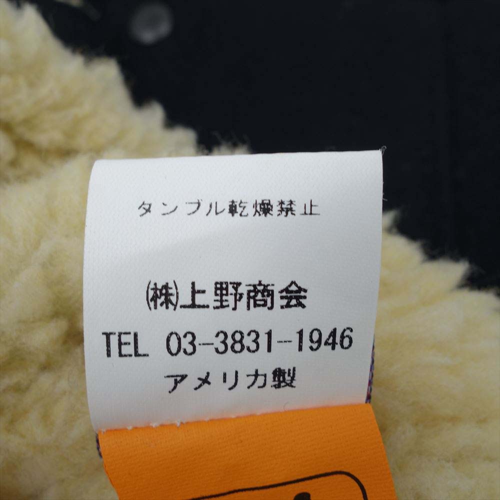 Schott × BACKDROP 別注 クロスボーン ボア ベスト Schott × BACKDROP 別注 クロスボーン ボア ベスト