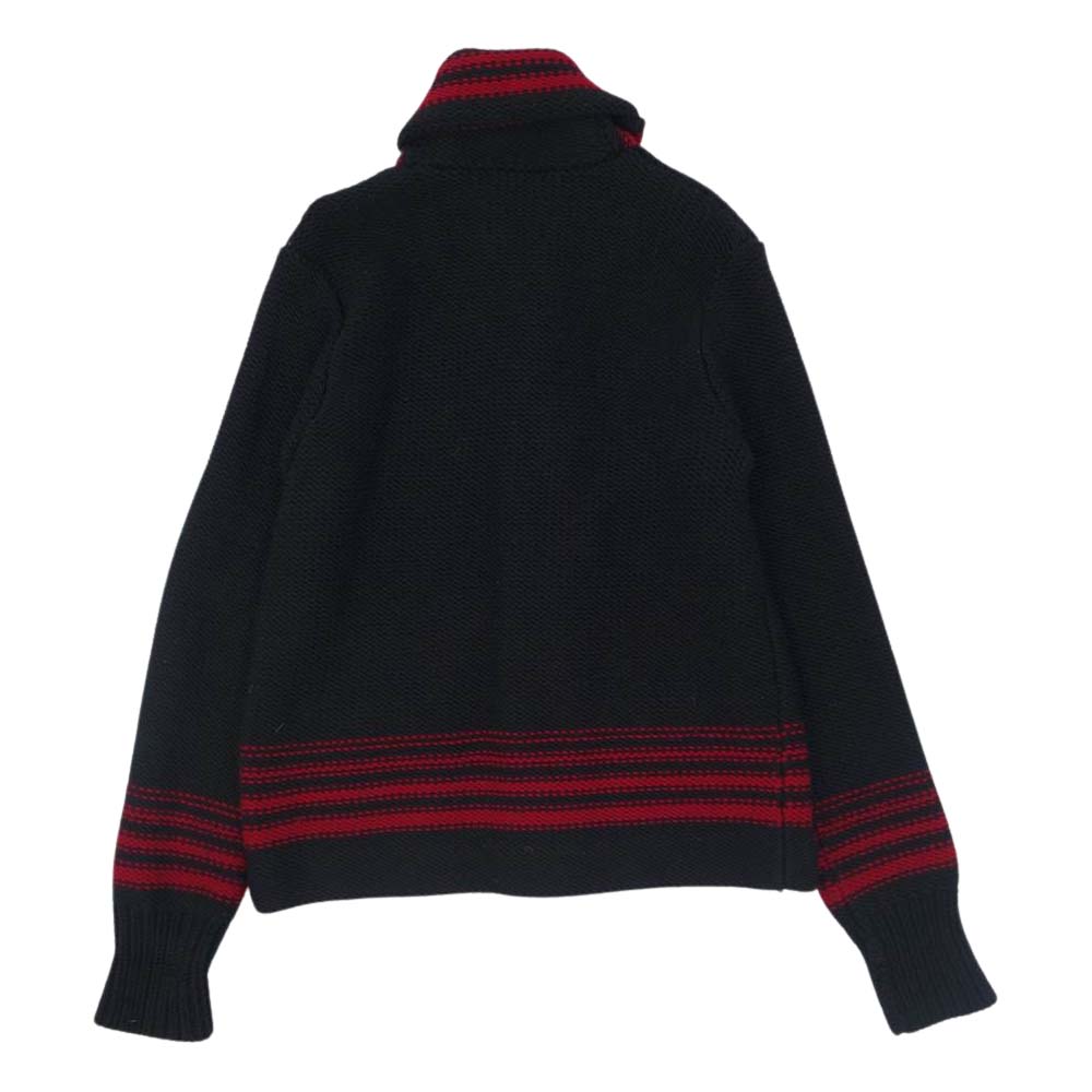 未使用タグ付RRL  ダブルアールエル サンダーバードウールカーディガン RRL ダブルアールエル ショールカラー ウール カーディガン ブラック系