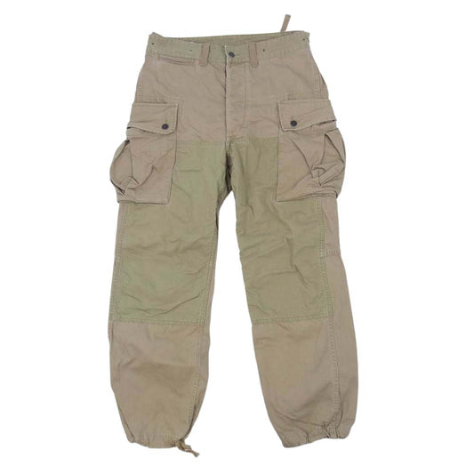 RRL ダブルアールエル 加工 ツイル カーゴ トラウザー パンツ ベージュ系 33【中古】