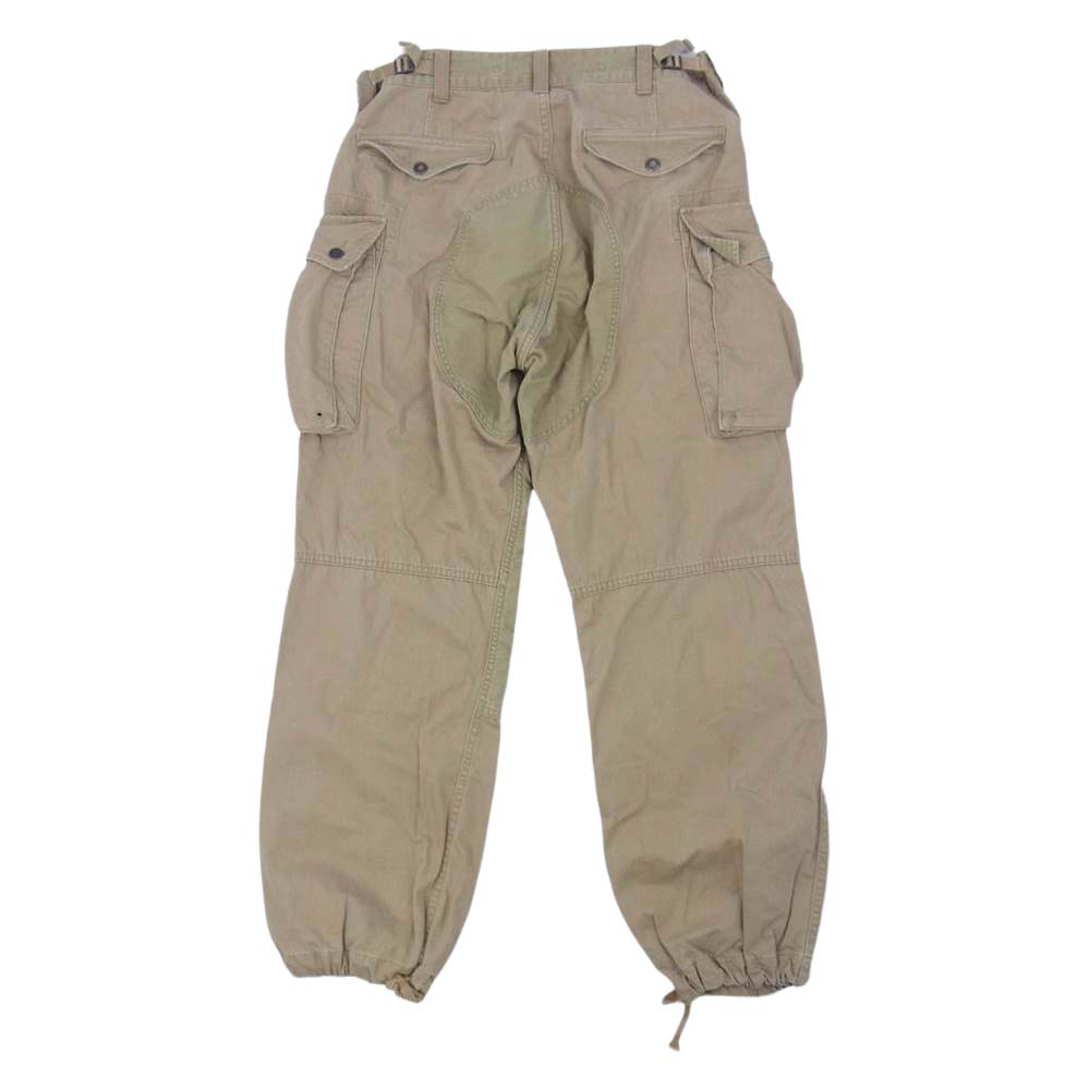 RRL ダブルアールエル 加工 ツイル カーゴ トラウザー パンツ ベージュ系 33【中古】