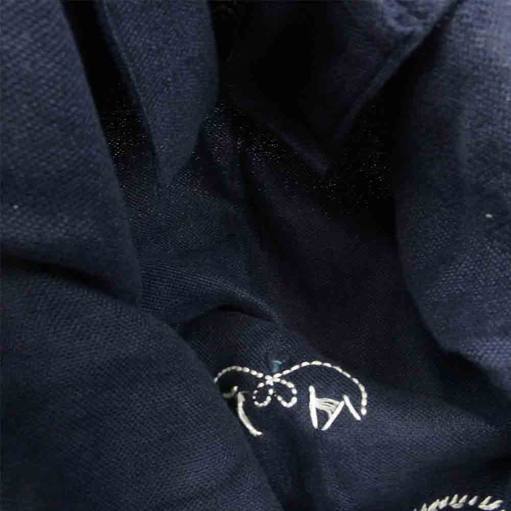 mina perhonen ミナペルホネン ts9256 usa bag うさ バッグ ネイビー系【極上美品】【中古】